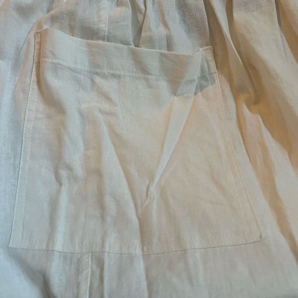 Westbound woman White The ISLAND Crop Pull-On Mid Rise Wide Leg Drawstring Pant - Picture 10 of 10